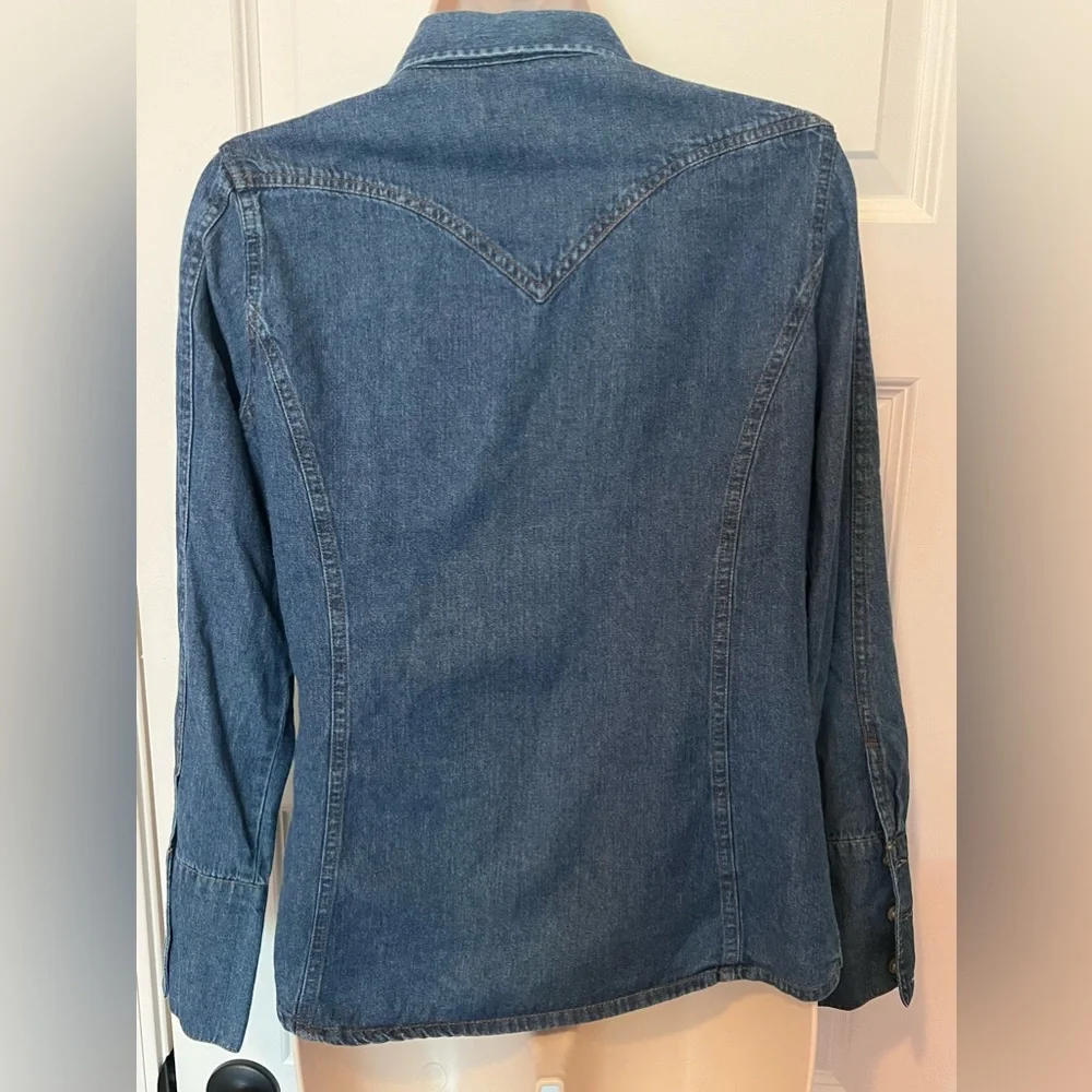 Women’s Levi Red Tab Western Shirt, Size Small - Picture 5 of 7